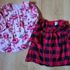 Bundle of 2 Baby Gap dresses sz 6-12 months NWOT